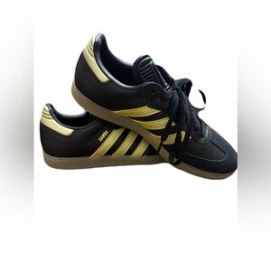 Limited Edit. adidas X Messi Men's Samba Indoor Soccer Shoes Size 7.5 Black/Gold